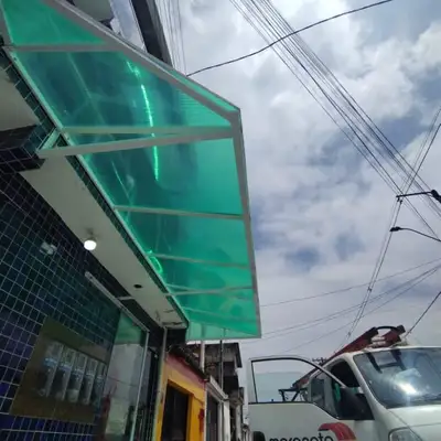 Policarbonato: trabalho 9 da Toldos Maranata