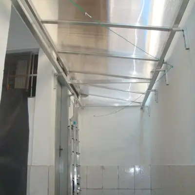 Policarbonato: trabalho 73 da Toldos Maranata