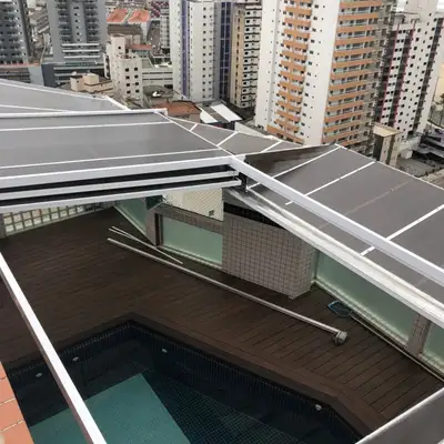 Policarbonato: trabalho 153 da Toldos Maranata