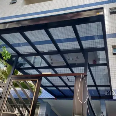 Policarbonato: trabalho 155 da Toldos Maranata