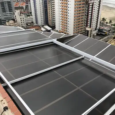 Policarbonato: trabalho 157 da Toldos Maranata