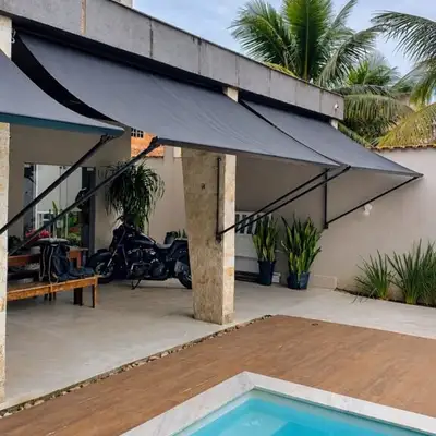 Toldo retrátil: trabalho 63 da Toldos Maranata